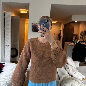 Abercrombie & Fitch Warm Brown Crew Neck Sweater